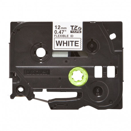 BROTHER TZEFX231 painduvad lindid 12mm 8m valge must lamineeritud