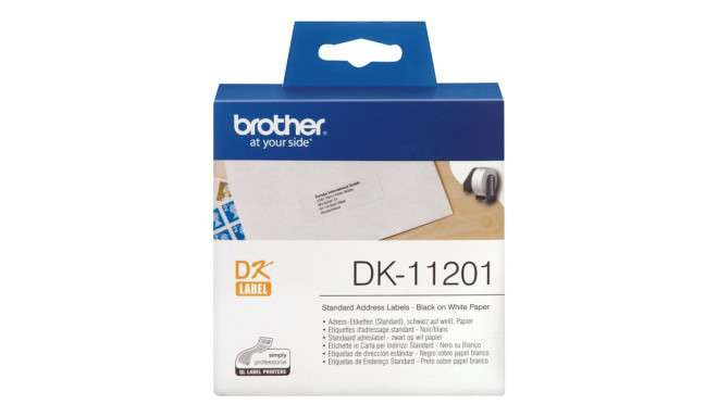 BROTHER DK11201 Adress Etikettenrolle for QL550 QL500 400pcs/roll 29x90