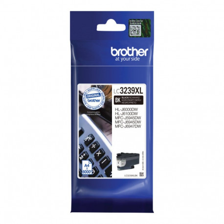 BROTHER LC3239XLBK must tooner 6000 lehte HLL6000DW/6100DW/MFCJ5945DW/6945DW/6947DW jaoks