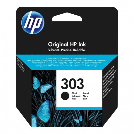 HP 303 must tindikassett