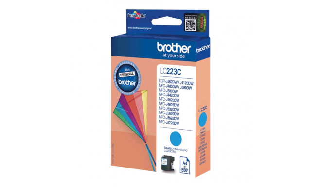BROTHER LC223C tsüaan tindikassett 550 lehte