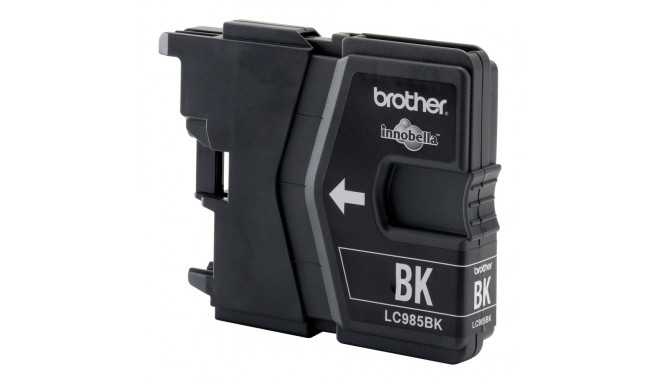 BROTHER LC985BK must tint DCP-J125, -J315W, -J515W, MFC-J220, -J265W, -J410, -J415W jaoks