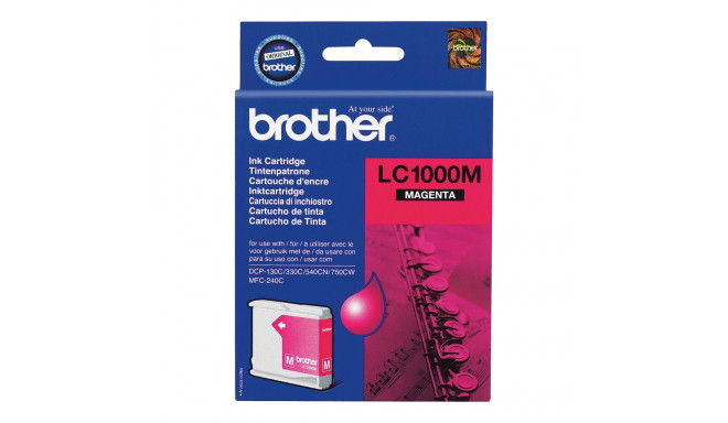 BROTHER LC1000M magenta tindikassett 400 lehte DCP-130C 330C 350C 357C 540CN 560CN 750CW 770CW MFC-2