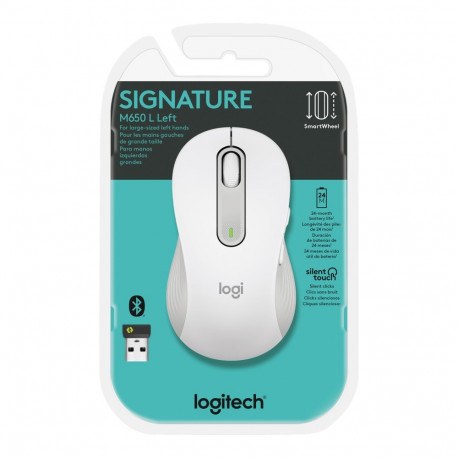 LOGITECH Signature M650 L hiir suur optiline 5-nupuline juhtmevaba Bluetooth 2.4 GHz Bolt USB vastuv