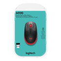 Logitech wireless mouse M190, red EMEA