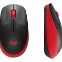 Logitech juhtmevaba hiir M190, punane EMEA
