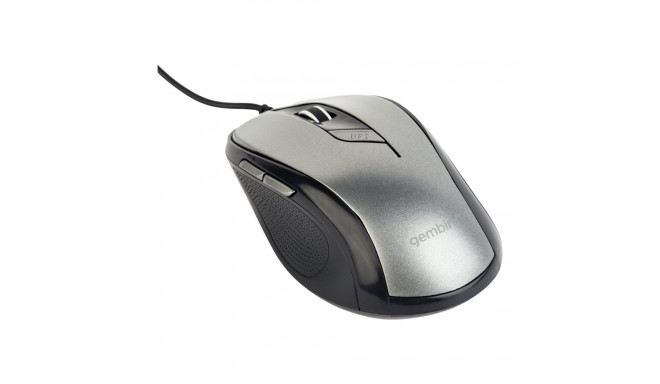 GEMBIRD MUS-6B-01-BG optiline hiir 1600DPI USB must spacegrey