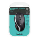 LOGITECH Advanced Corded Mouse M500s - BLACK - EMEA