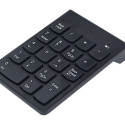 GEMBIRD KPD-W-02 Wireless numeric keypad 18 keys black