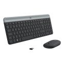 LOGITECH Slim Wireless Keyboard and Mouse Combo MK470 - GRAPHITE - PAN - NORDIC