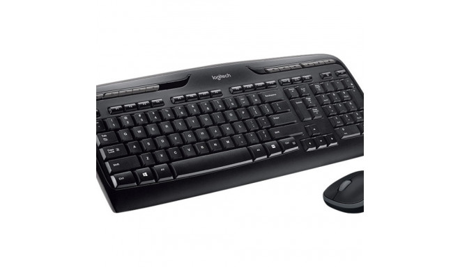LOGITECH juhtmevaba komplekt MK330 klaviatuur ja hiir juhtmevaba 2.4 GHz QWERTY Nordic must (PAN)