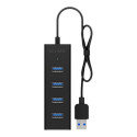 ICYBOX IB-HUB1409-U3 IcyBox 4x Port USB 3.0 Hub, Black