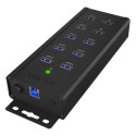 ICYBOX IB-HUB1703-QC3 IcyBox 7x Port USB 3.0 HUB and 3 charge ports