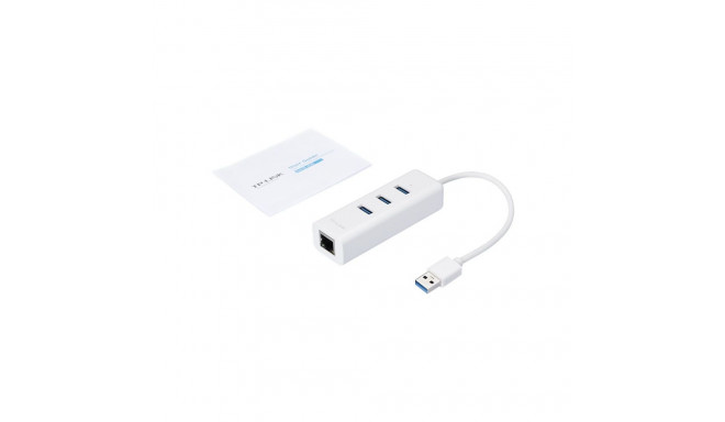 TP-LINK USB 3.0–Gigabit Ethernet võrgukaardi adapter 3-pordiline USB 3.0 jaotur 1 USB 3.0 ühendus 1 