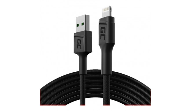 GREENCELL Cable GC PowerStream USB-A - Lightning 120cm Apple 2.4A