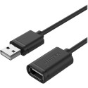 UNITEK Y-C449GBK Unitek USB extension converter USB2.0 AM-AF, 1,5m Y-C449GBK