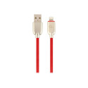 GEMBIRD CC-USB2R-AMLM-2M-R Gembird Premium rubber 8-pin charging and data cable, 2m, red