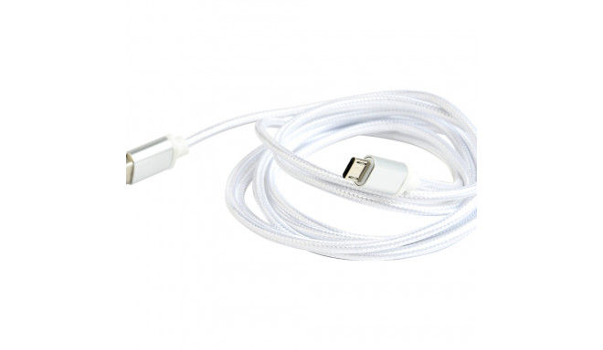 GEMBIRD CCB-mUSB2B-AMBM-6-S Gembird cotton braided micro USB cable 2.0 AM-MBM5P 1.8M, metal connecto