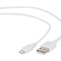 GEMBIRD CC-USB2-AMLM-W-1M Gembird USB to 8-pin sync and charging cable, white, 1m