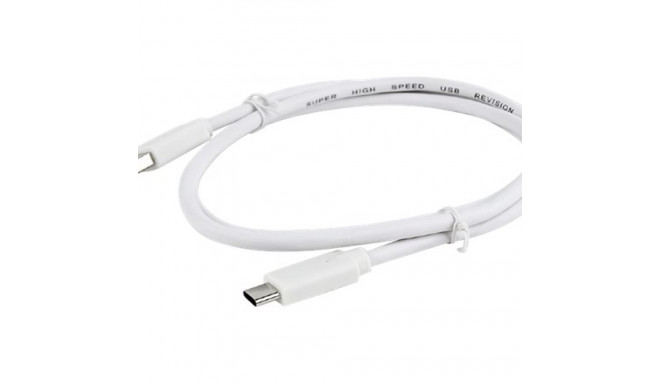 GEMBIRD CCP-USB3-AMCM-1M-W Gembird USB 3.0 cable to type-C (AM/CM), 1m, white