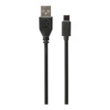 Gembrid kaabel USB 2.0 - USB-C 1m, must (CCP-USB2-AMCM-1M)