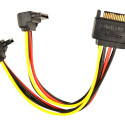 GEMBIRD CC-SATAM2F-02 Gembird cable power SATA 15 pin -> 2x SATA HDD (angled connectors)