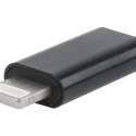 Gembird adapter USB-C - 8pin, black (A-USB-CF8PM-01)