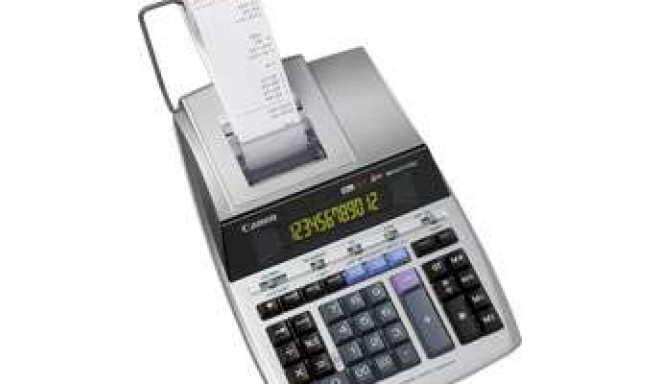 CANON MP1211-LTSC deskcalculator print with 12-digit display and two-colored ink jet printing on rib