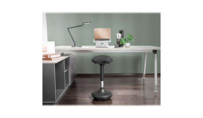 DIGITUS Standing Stool height-adjustable black