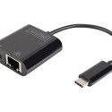 DIGITUS USB Type-C Gigabit Ethernet Adapter with Power Delivery Support