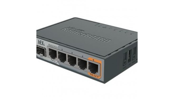 MIKROTIK RB760IGS hEX S Ruuter 5x RJ45 1000Mb/s 1x SFP 1x USB