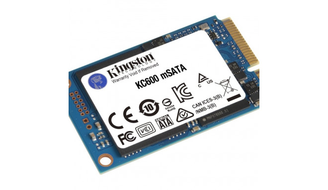 KINGSTON KC600 512GB SATA3 mSATA SSD