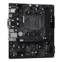 ASRock emaplaat B550M-HDV mATX 3rd Gen AMD AM4 DDR4 4733+ 1 x3.0 PCIe 16x4.0 HDMI DVI-D D-Sub 7.1 C