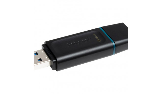 KINGSTON 64GB USB3.2 Gen 1 DataTraveler Exodia Black + Teal