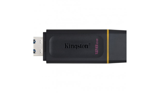 KINGSTON 128GB USB3.2 Gen1 DataTraveler Exodia must kollane