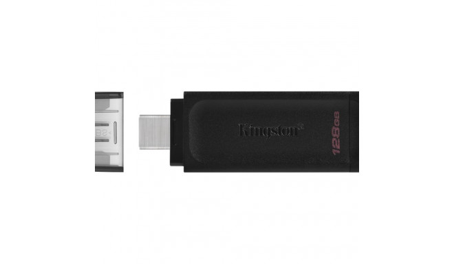 Kingston mälupulk 128GB DataTraveler 70 USB-C 3.2 Gen 1