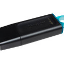 Kingston mälupulk 64GB DataTraveler Exodia USB 3.2, must/türkiisinine