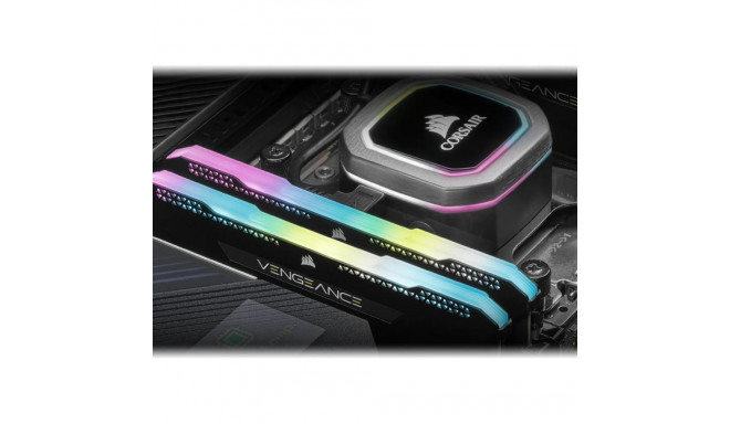 CORSAIR DDR4 32GB 2x16GB 3600MHz DIMM CL18 VENGEANCE RGB PRO SL Black 1.35V XMP 2.0