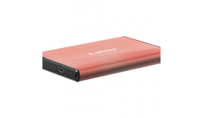 GEMBIRD EE2-U3S-3-P USB 3.0 2.5inch HDD enclosure brushed aluminum pink