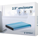 GEMBIRD EE2-U3S-3-B USB 3.0 2.5inch HDD enclosure brushed aluminum blue