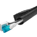 DIGITUS Cable Sock color black 2m