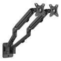 GEMBIRD MA-WA2-01 Adjustable wall 2-display mounting arm 17-27 up to 7 kg