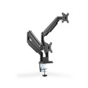 DIGITUS Dual Gas Spring Monitor Clamp Mount