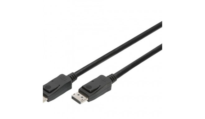 ASSMANN DisplayPort connection cable DP M/M 3m w/lock UHD 8K Vers. 1.3/1.4 bl