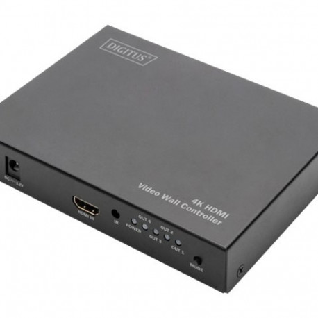 DIGITUS HDMI 2x2 videoseina protsessor, toetab 4K 60Hz 4:4:4