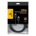 GEMBIRD Ultra High speed HDMI cable with Ethernet 8K select series 1m