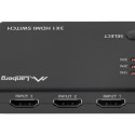 LANBERG switch video 3-port HDMI black + micro USB port