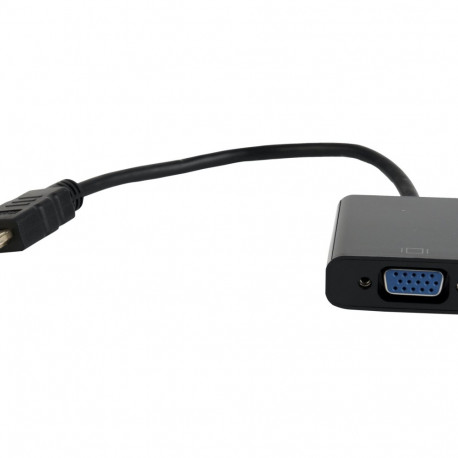 GEMBIRD A-HDMI-VGA-04 adapter HDMI-AM ->VGA F kaablil must