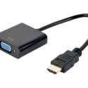 Gembird adapter HDMI - VGA, must (A-HDMI-VGA-04)