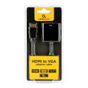 Gembird adapter HDMI - VGA, must (A-HDMI-VGA-04)